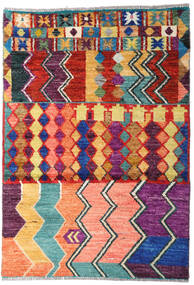  Moroccan Berber - Afghanistan 89X128 Wol Vloerkleed Donker Roze/Rood Klein Carpetvista
