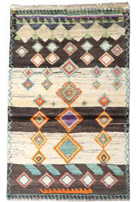 87X138 Moroccan Berber - Afghanistan Vloerkleed Modern Beige/Bruin (Wol, Afghanistan) Carpetvista