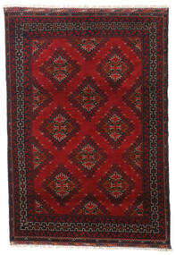 Afghan Fine Matta 119X172 Mörkröd/Röd Ull, Afghanistan Carpetvista