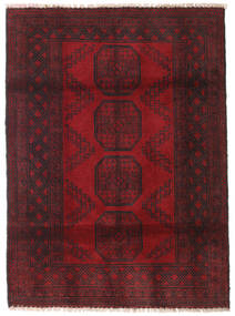  Afghan Fine Rug 122X165 Dark Red/Red Carpetvista