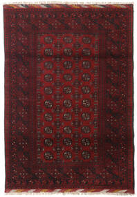  Afghan Fine Covor 122X173 Dark Red/Roşu Carpetvista