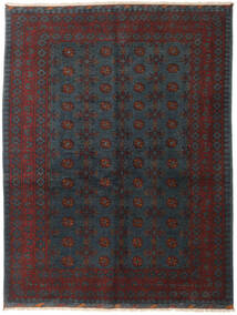 Afghan Fine Teppich 153X200 Dunkelgrau/Dunkelrot Carpetvista