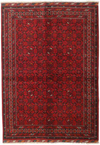 150X211 Afghan Fine Rug Oriental Dark Red/Red (Wool, Afghanistan) Carpetvista