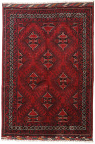  122X175 Medaillon Klein Afghan Fine Teppich Wolle, Carpetvista