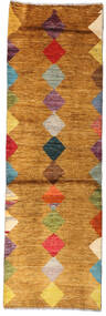 Moroccan Berber - Afghanistan Teppich 78X241 Läufer Orange/Braun Wolle, Afghanistan Carpetvista