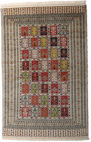  Persischer Turkaman Teppich 145X203 Braun/Grau Carpetvista