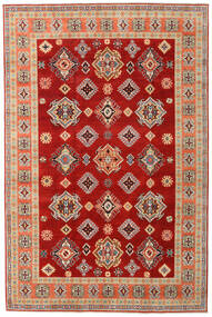  Kazak Fine Rug 200X303 Wool Red/Beige Carpetvista