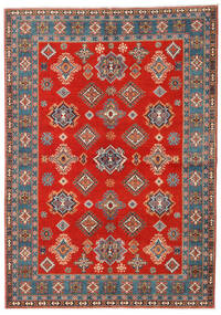 Χαλι Kazak Fine 169X238 Κόκκινα/Γκρι (Μαλλί, Αφγανικά)