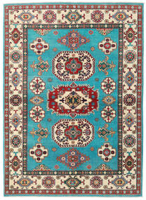  176X241 Kazak Fine Vloerkleed Blauw/Rood Afghanistan Carpetvista