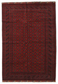 Afghan Fine Teppe 208X297 Mørk Rød Ull, Afghanistan Carpetvista