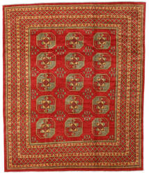  Orientalischer Afghan Fine Teppich 248X296 Rot/Orange Wolle, Afghanistan Carpetvista