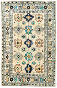 201X311 Kazak Fine Rug Oriental Grey/Beige (Wool, Afghanistan) Carpetvista
