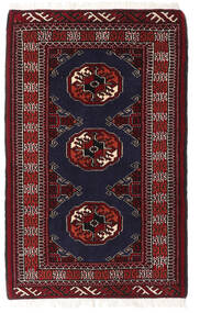 Turkaman Χαλι 65X104 Περσικό Μαλλινο Σκούρο Ροζ/Σκούρο Κόκκινο Μικρό Carpetvista