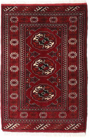 66X96 Alfombra Turkaman Oriental Rojo Oscuro/Rojo (Lana, Persia/Irán) Carpetvista