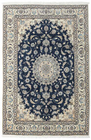  Orientalischer Nain Teppich 196X296 Grau/Beige Wolle, Persien/Iran Carpetvista