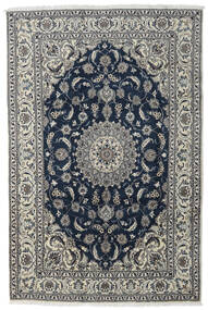 Nain Rug Rug 197X296 Grey/Dark Blue Wool, Persia/Iran Carpetvista