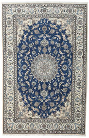 200X310 絨毯 ナイン オリエンタル グレー/ダークブルー (ウール, ペルシャ/イラン) Carpetvista