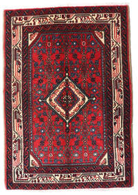  Persian Asadabad Rug 74X107 Red/Dark Pink (Wool, Persia/Iran)