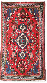  Persialainen Asadabad Matot 53X95 Punainen/Tummanpunainen Carpetvista