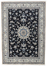 Persischer Nain Teppich 166X236 Dunkelgrau/Grau (Wolle, Persien/Iran)