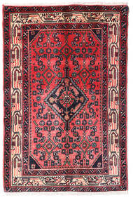 Asadabad Tæppe 63X95 Rød/Lyserød Uld, Persien/Iran Carpetvista