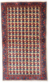  65X114 Medaillon Klein Asadabad Teppich Wolle, Carpetvista