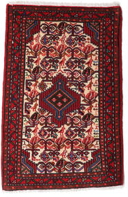  Persialainen Asadabad Matot 63X95 Tummanpunainen/Punainen Carpetvista