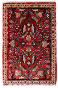 絨毯 アサダバード 61X93 ダークレッド/レッド (ウール, ペルシャ/イラン)