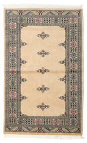  Orientalischer Pakistan Buchara 2Ply Teppich 94X150 Beige/Braun Wolle, Pakistan Carpetvista