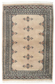 81X120 絨毯 パキスタン ブハラ 2Ply オリエンタル ベージュ/茶色 (ウール, パキスタン) Carpetvista