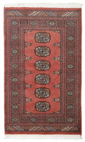  Orientalischer Pakistan Buchara 2Ply Teppich 77X125 Rot/Dunkelrot Wolle, Pakistan Carpetvista