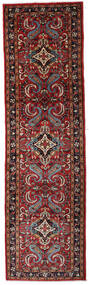 絨毯 オリエンタル ハマダン 83X293 廊下 カーペット レッド/ダークレッド (ウール, ペルシャ/イラン)