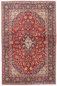  Keshan Teppich 133X203 Persischer Wollteppich Rot/Dunkelrosa Klein Carpetvista