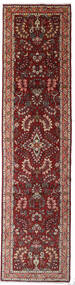  Persischer Hamadan Teppich 72X293 Läufer Braun/Rot (Wolle, Persien/Iran)