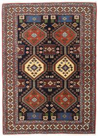 Ardebil Teppich 138X191 Rot/Dunkelrot Wolle, Persien/Iran Carpetvista