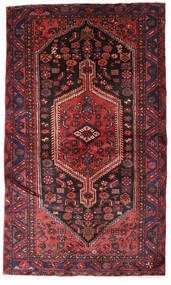 Hamadan Rug 132X224 Dark Red/Red Wool, Persia/Iran Carpetvista