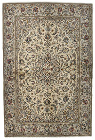  Persischer Keshan Fine Teppich 137X205 Orange/Braun (Wolle, Persien/Iran)