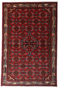 絨毯 ペルシャ アサダバード 102X156 ダークレッド/レッド (ウール, ペルシャ/イラン)