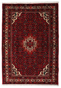  Persisk Hosseinabad Teppe 108X152 Mørk Rød/Rød Carpetvista
