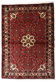107X152 Χαλι Ανατολής Hosseinabad Σκούρο Κόκκινο/Κόκκινα (Μαλλί, Περσικά/Ιρανικά) Carpetvista