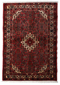 105X153 絨毯 オリエンタル ホセイナバード ダークレッド/レッド (ウール, ペルシャ/イラン) Carpetvista