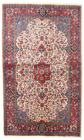 Sarough Sherkat Farsh Teppe 131X218 Rød/Grå Ull, Persia/Iran Carpetvista