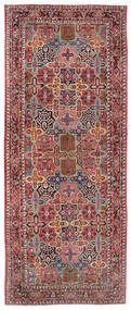  Persischer Sarough Teppich 200X470 Läufer Rot/Grau (Wolle, Persien/Iran)