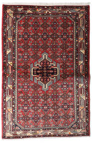 Dywan Orientalny Asadabad 100X152 Czerwony/Ciemnoczerwony (Wełna, Persja/Iran)