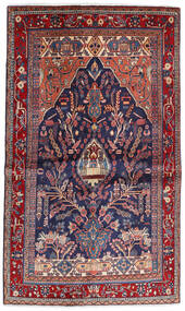 Tapete Persa Sarough Sherkat Farsh 130X211 Vermelho/Porpora Escuro (Lã, Pérsia/Irão)