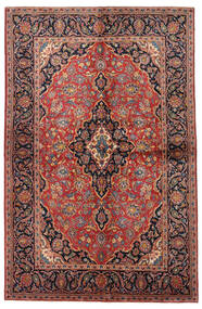  Perzisch Keshan Vloerkleed 138X215 Rood/Donkerpaars Carpetvista