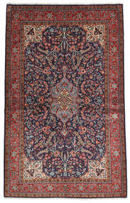 Sarough Sherkat Farsh Tæppe 130X207 Rød/Mørkegrå Uld, Persien/Iran Carpetvista
