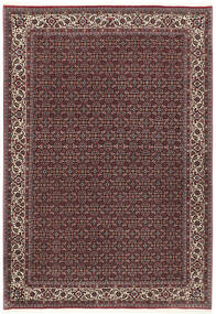  Bidjar With Silk Rug 172X251 Persian Wool Red/Brown