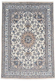  Persischer Nain Teppich 165X237 Grau/Beige (Wolle, Persien/Iran)