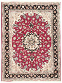  Perzsa Tabriz 50 Raj Szőnyeg 151X200 Bézs/Piros